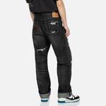 Джинсы мужские черные Evisu, черный - фото 4