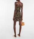 Мини-платье с логотипом Adie Nanushka, H And Drawn Logotyp - фото 3