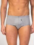 Трусики zd ZERO DEFECTS Senior Fly Front Brief, серый - фото