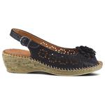 Белфорд открытый носок танкетка Spring Step, черный - фото 3