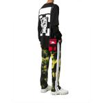 Толстовка back mask human face printing round neck black Off-White, черный - фото 3