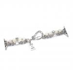 Ремешок Apple совместимый металлический Biaodaige, серебро - фото