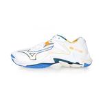 Mizuno Кроссовки унисекс, White/Orange/Blue - фото