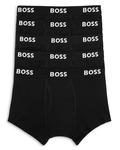 Аутентичные хлопковые плавки BOSS, 5 шт, черный - фото