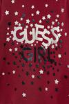 Детский лонгслив Guess, бордовый - фото 3