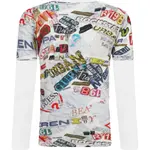 Блузка стандартного кроя Guess, белый - фото 2