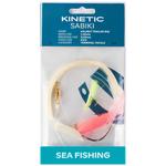 Оснастки Kinetic Sabiki Halibut Trailer, белый - фото