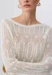 Ажурный джемпер Liu Jo, White - фото 4