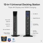 Док-станция Plugable USB Type-C Triple 4K Display Docking Station UD-ULTC4K - фото 4
