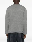 Свитер с интарсией Comme Des Garçons Shirt, серый - фото 4