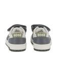 BOSS Kidswear кроссовки с логотипом, серый - фото 3