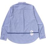 Рубашка Bape Stripe A BATHING APE, черный - фото 5