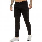 Мужские дизайнерские джинсы гиперстрейч Eto, черный - фото 2