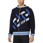 VERSACE Свитер мужской синий с капюшоном Moderate Others - фото 5