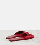 Атласные балетки Milla The Row, красный - фото 3