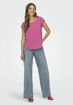 Блузка Onlvic Solid Top ONLY, розовый - фото 3