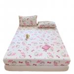 Подогнанная простыня Sanrio, черно-белый - фото 3