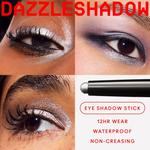 Стик для теней Dazzleshadow MAC, Demure Diamonds (true silver) - фото 3