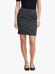 Юбка мини Kate Tailored ICHI, Dark Grey Melange - фото