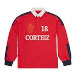 Топ Corteiz Paneled Rugby, Red - фото