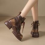 Ботинки Martin Boot женские Zhr, черный - фото 10