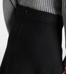 Шерстяная юбка миди Jil Sander, черный - фото 6