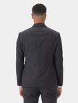 Пиджак стандартного кроя TEESHOPPEN, темно-серый - фото 4
