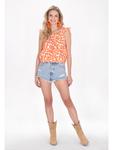 Топ IZIA, оранжевый - фото 2
