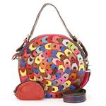 Ameri Кожаная трансформируемая сумка через плечо «Ловец снов» Ameri Leather, цвет Rainbow - фото 2