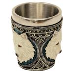 Рюмки, набор из 4 стаканов для рюмок White Wolf MC23084 Mayer Chess - фото 5