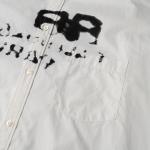 Рубашка мужская белая Balenciaga, белый - фото 5