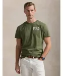Футболка Classic fit Polo Ralph Lauren, зеленый - фото