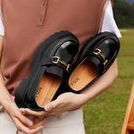 Лоферы женские черные Pt'Son - фото 8