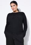 Топ Studio Untold Long sleeved top, Black - фото 4