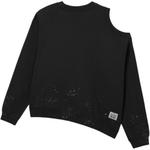 Левис Свитшот Женский Серый Черный Левис - фото 3