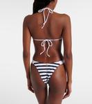 Полосатый верх бикини с халтернеем Bananhot, Black Stripe - фото 3