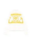Толстовка на молнии Versace Kids, белый - фото 2