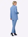 Неопределенный брючный костюм, голубой - фото 3