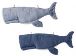 Подушка Crochetts Plüschtier Belugafisch 2tlg, синий - фото