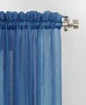 Штора с карманом из прозрачной вуали No. 918, синий - фото 2