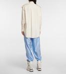 Хлопковая рубашка Vinela Isabel Marant, экрю - фото 3