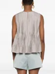 Плиссированный топ Eleh, серый - фото 4