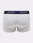 Lacoste - 3 пары трусов серого цвета - фото 2