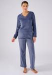 Пижамный комплект Damart SET, Midnight Blue/Blue - фото
