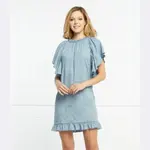 Тщательное платье Pinko, синий - фото 2