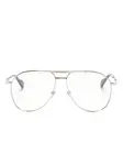Солнцезащитные очки-пилоты Gucci Eyewear, серый - фото