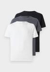 Футболка Hollister Co. ICON CREW 3 PACK , White/Black/Grey/White - фото 7