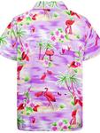 Рубашка King Kameha Flamingos, фиолетовый - фото 2