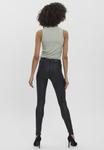 Брюки Vero Moda, черный Vmseven Smooth Coated Pants, черный - фото 3