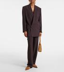 Балетки из нубука Nour Saint Laurent, Land - фото 3